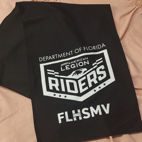 American Legion Riders Other - American Legion Riders Black and White Cooling Towel NWOT